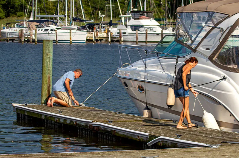 Properly Securing Your Vessel to the Dock