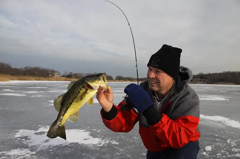 Ice Fishing For Bass